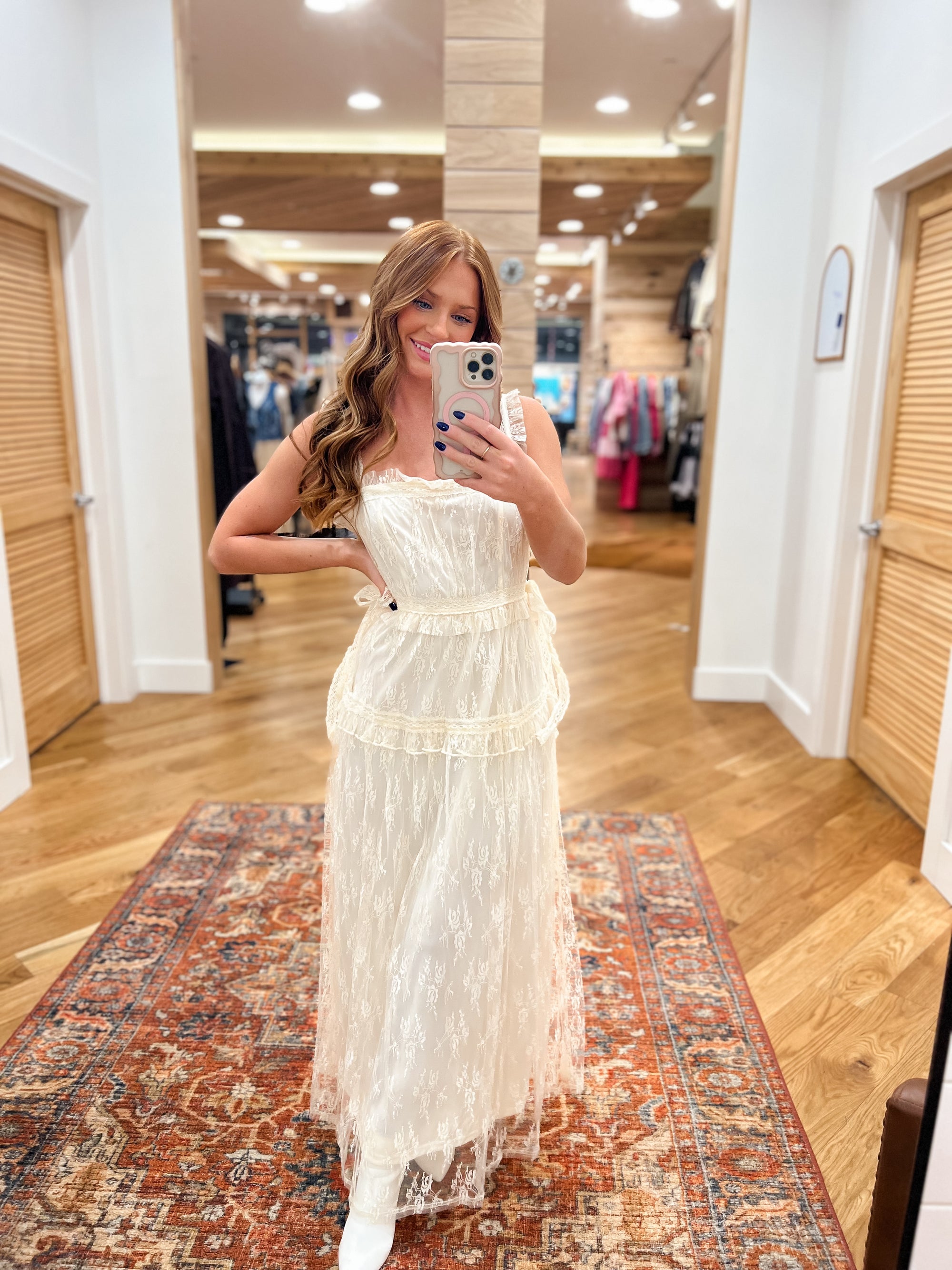 Ballet Babe Ecru Maxi Dress
