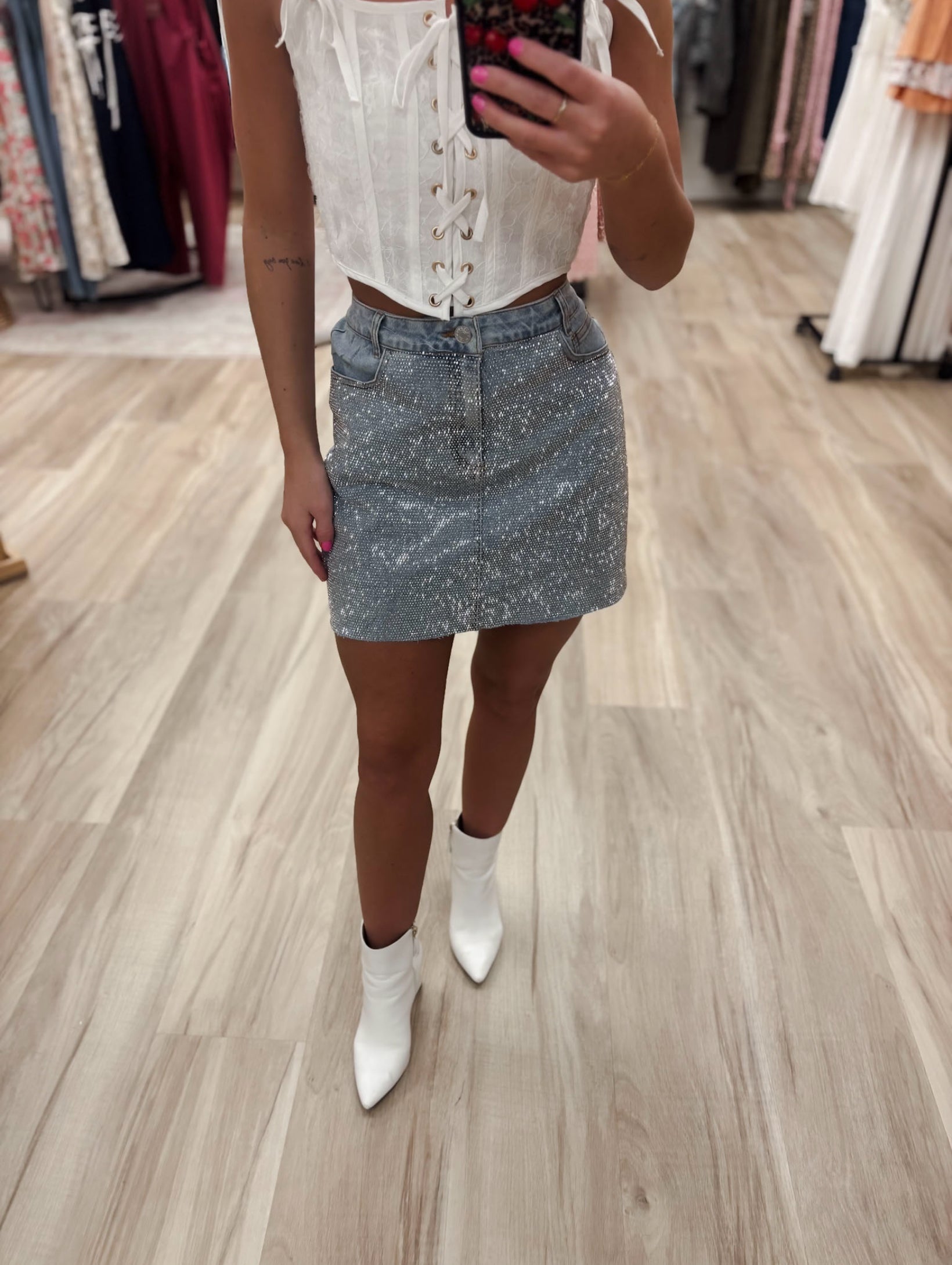 Sparkle Mini Skirt