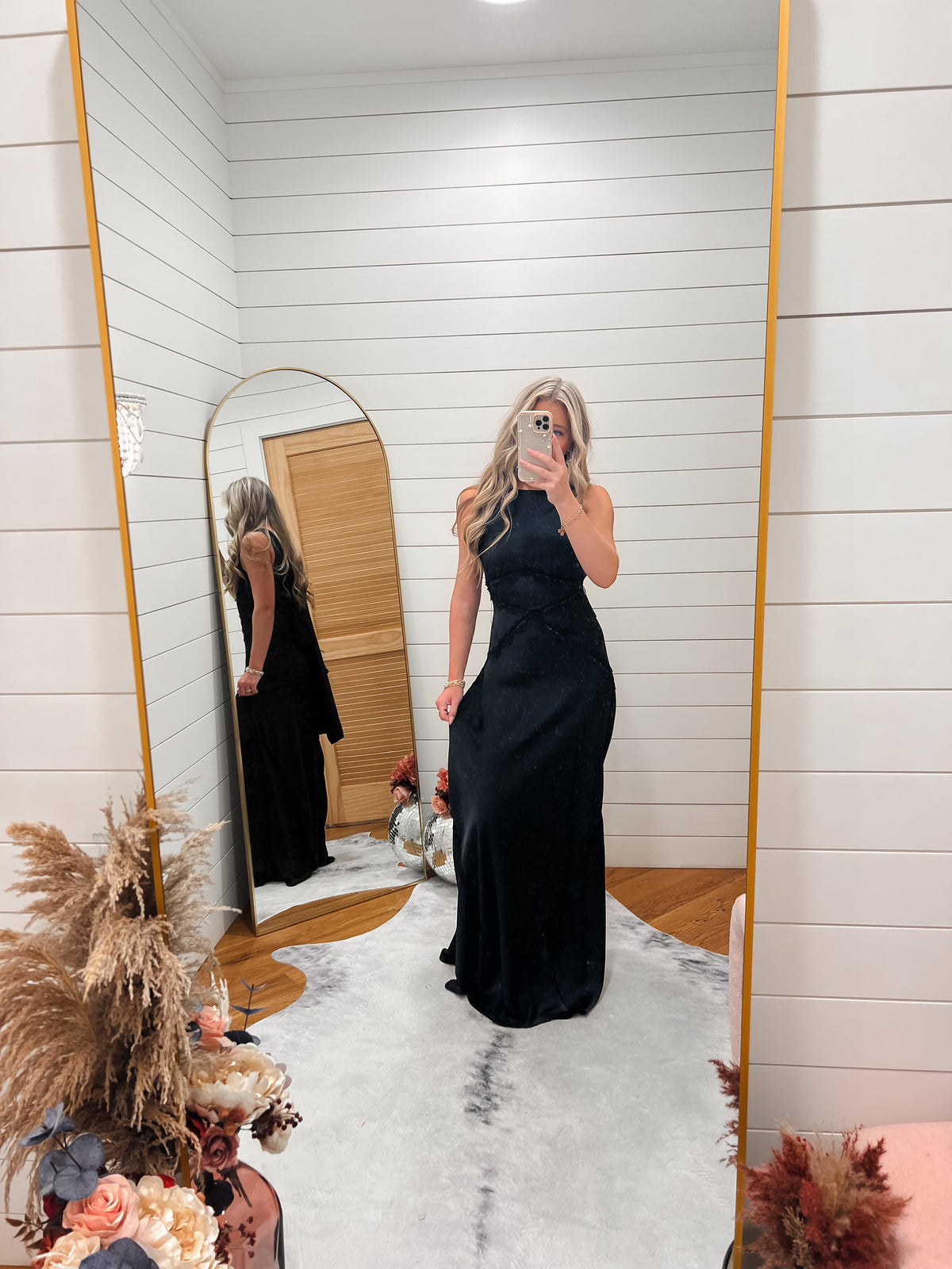 All Night Black Maxi Dress