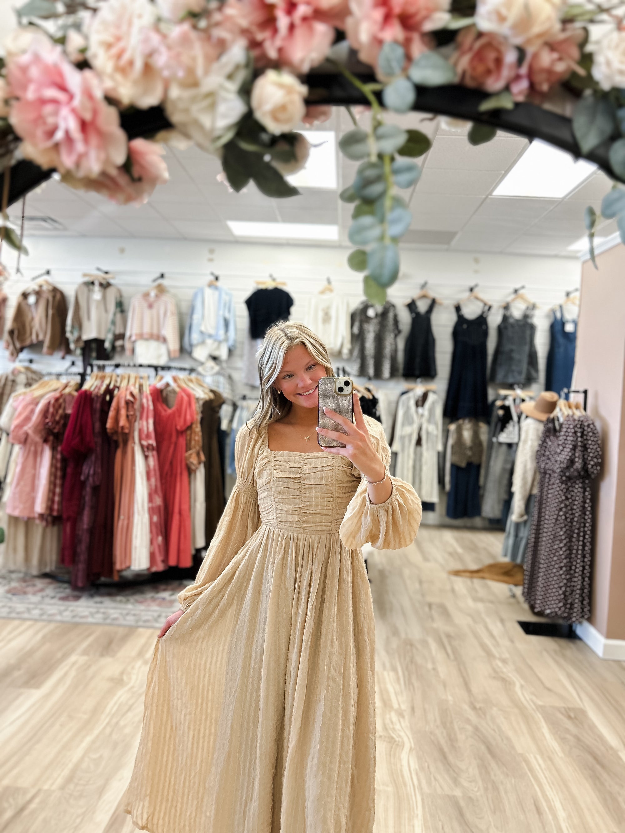 Desert Veil Taupe Maxi