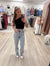Lone Star Yoke Cream Light Denim Jeans