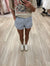 Babe Blue Boxy Shorts