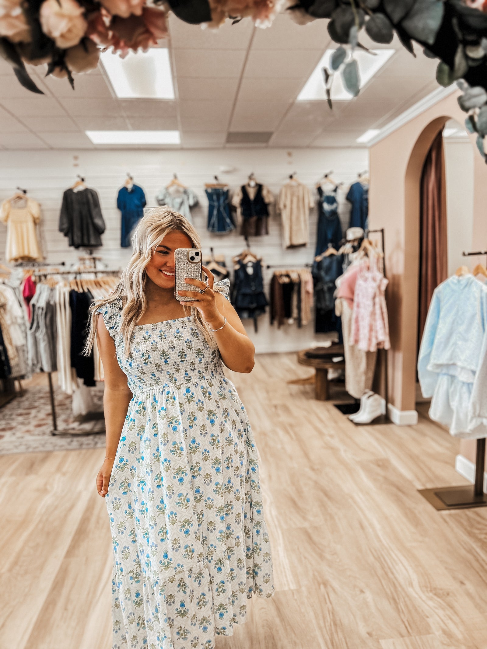 Maisie Meadow Midi Dress