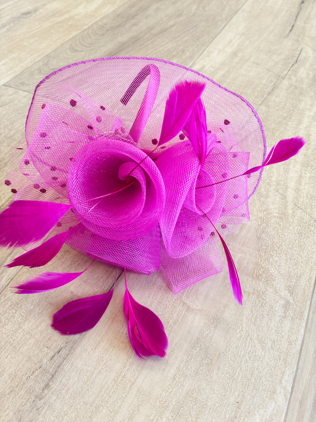 Derby Garden Fascinator Pink