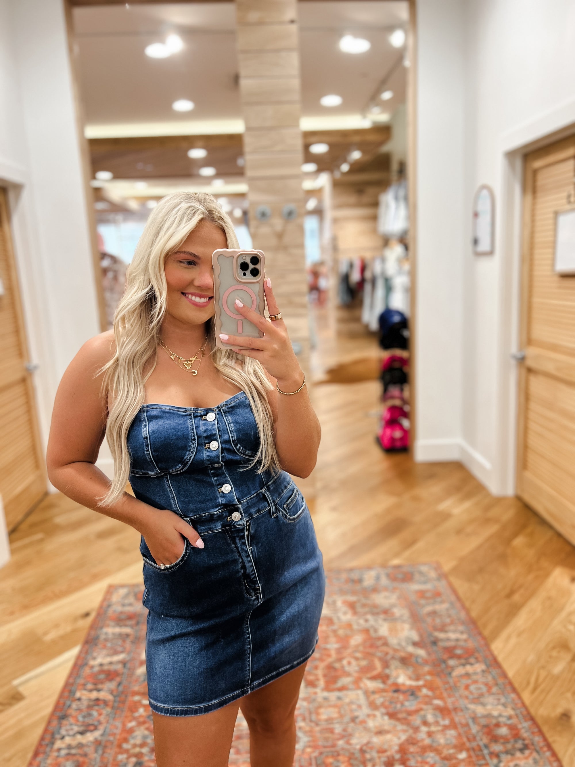 Blue Jean Baby Mini Dress
