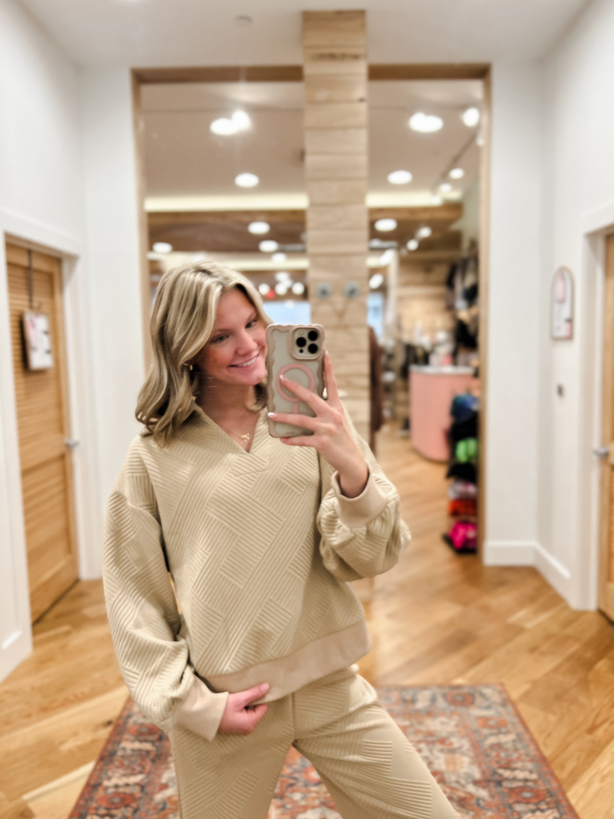 Sadie Taupe Pullover