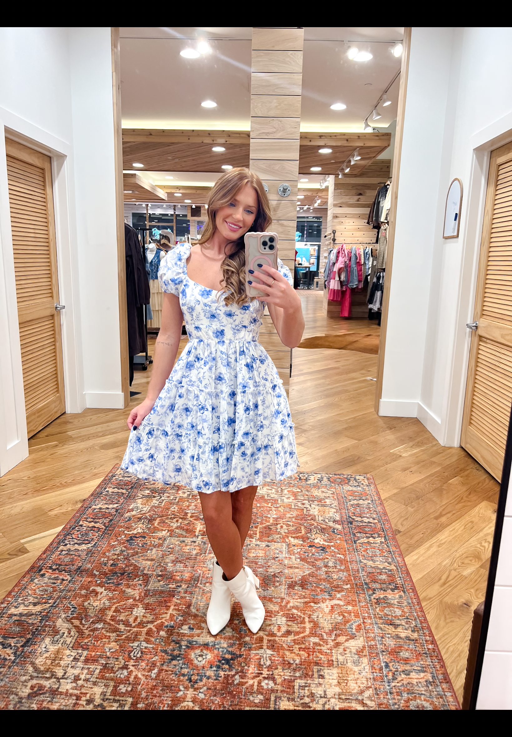 Caroline Blue Dress