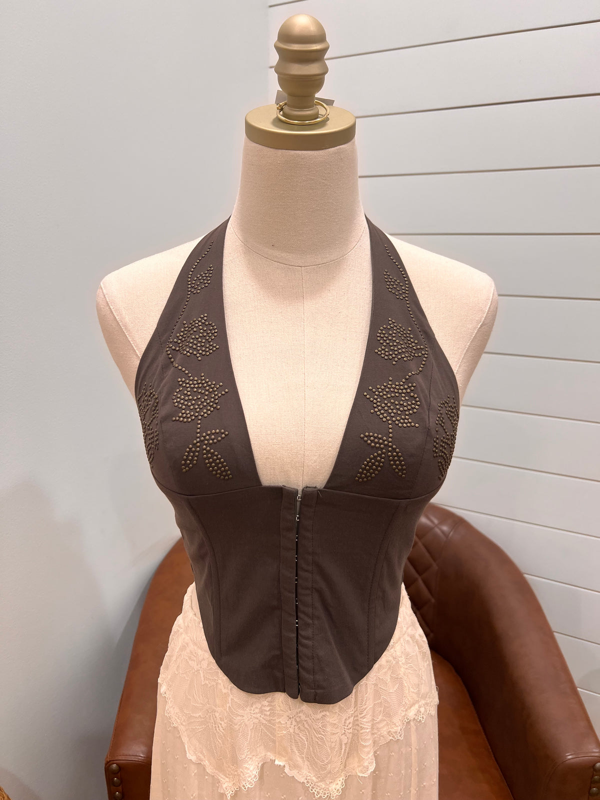 Desert Rose Studded Halter