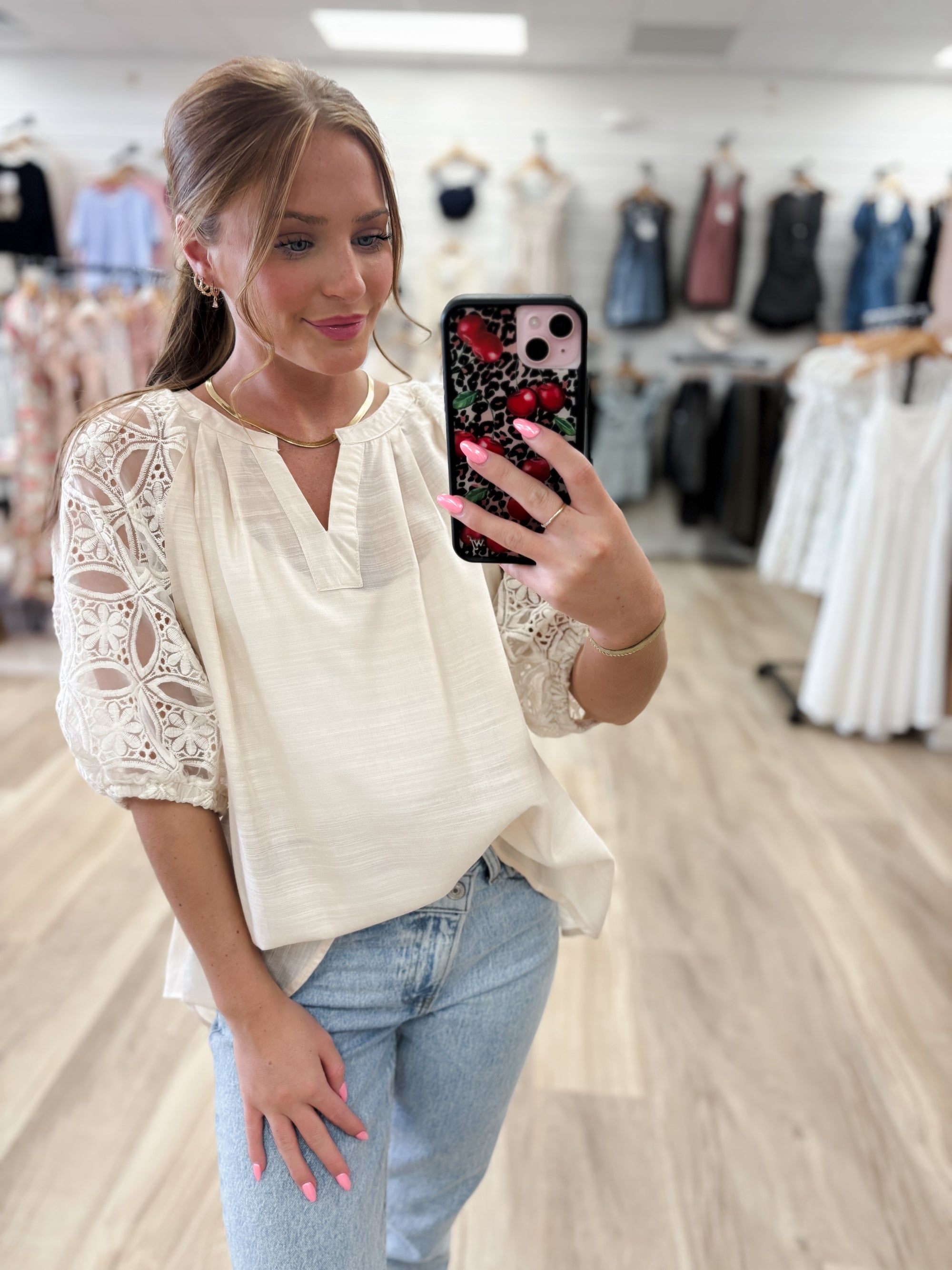 Lace Embrace Top