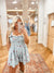 Western Theme Denim Romper