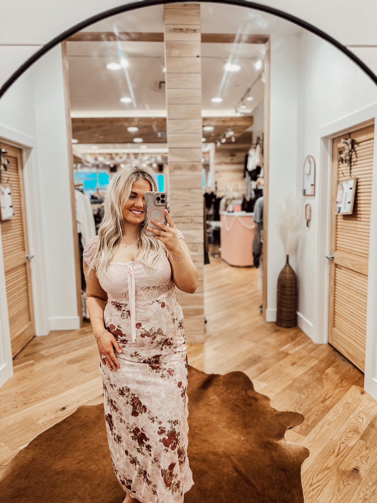Romantic Floral Lace Dress