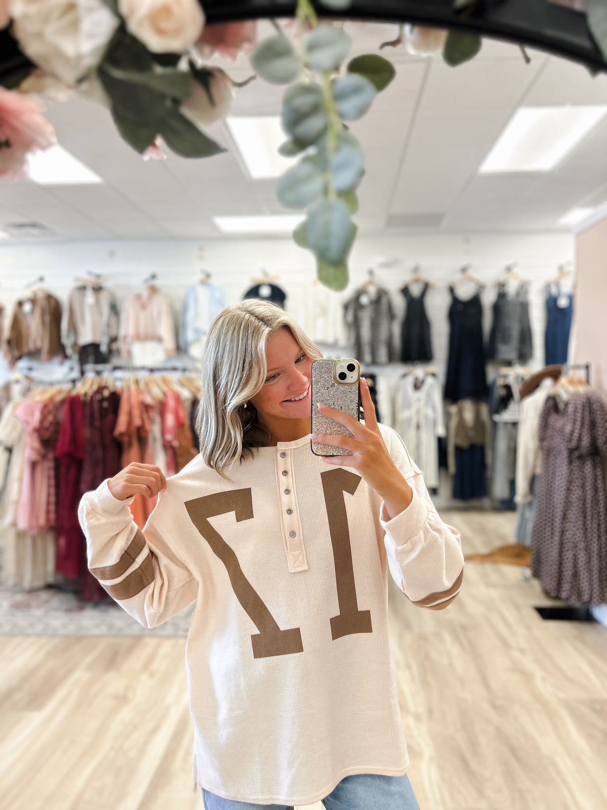 Seventeen Dreams Waffle Knit Top