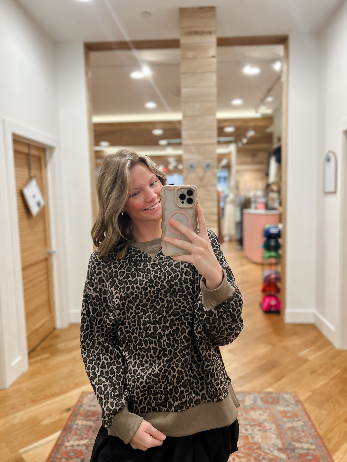 Spotted Cocoa and Cozy Pullover