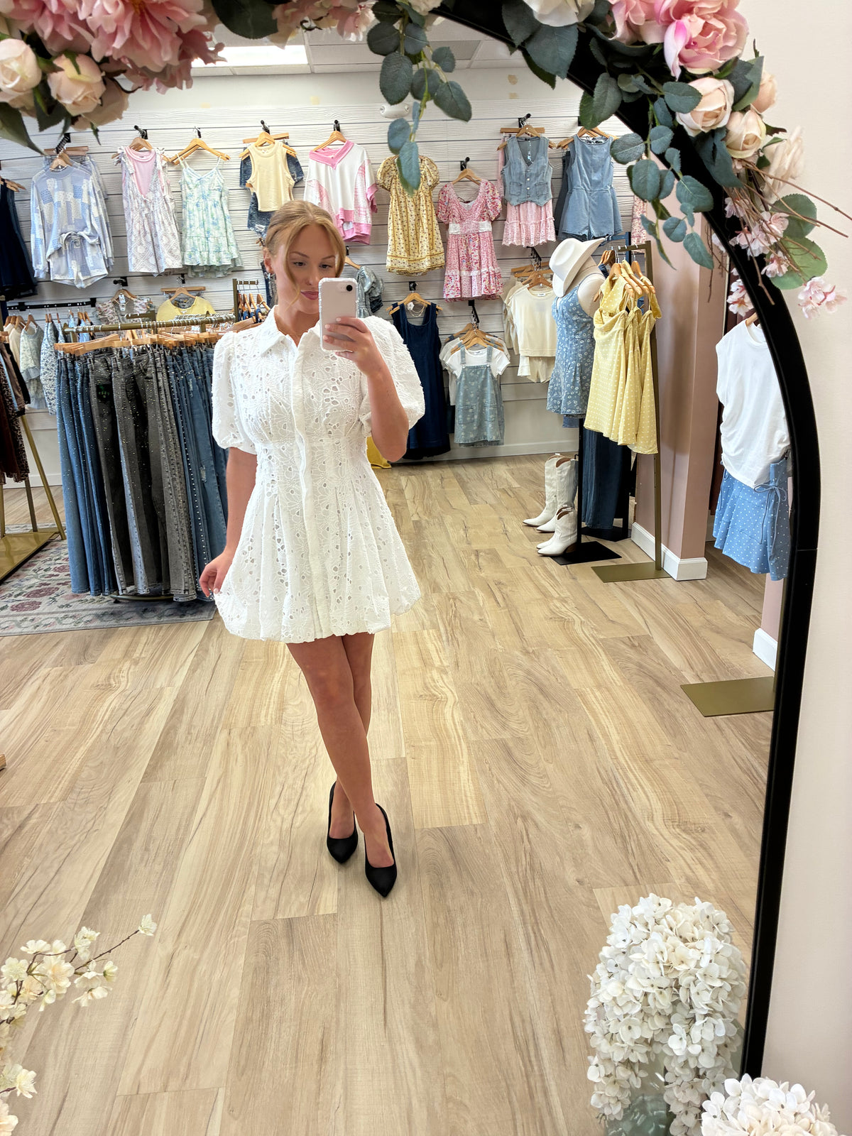 Garden Party Eyelet Dress