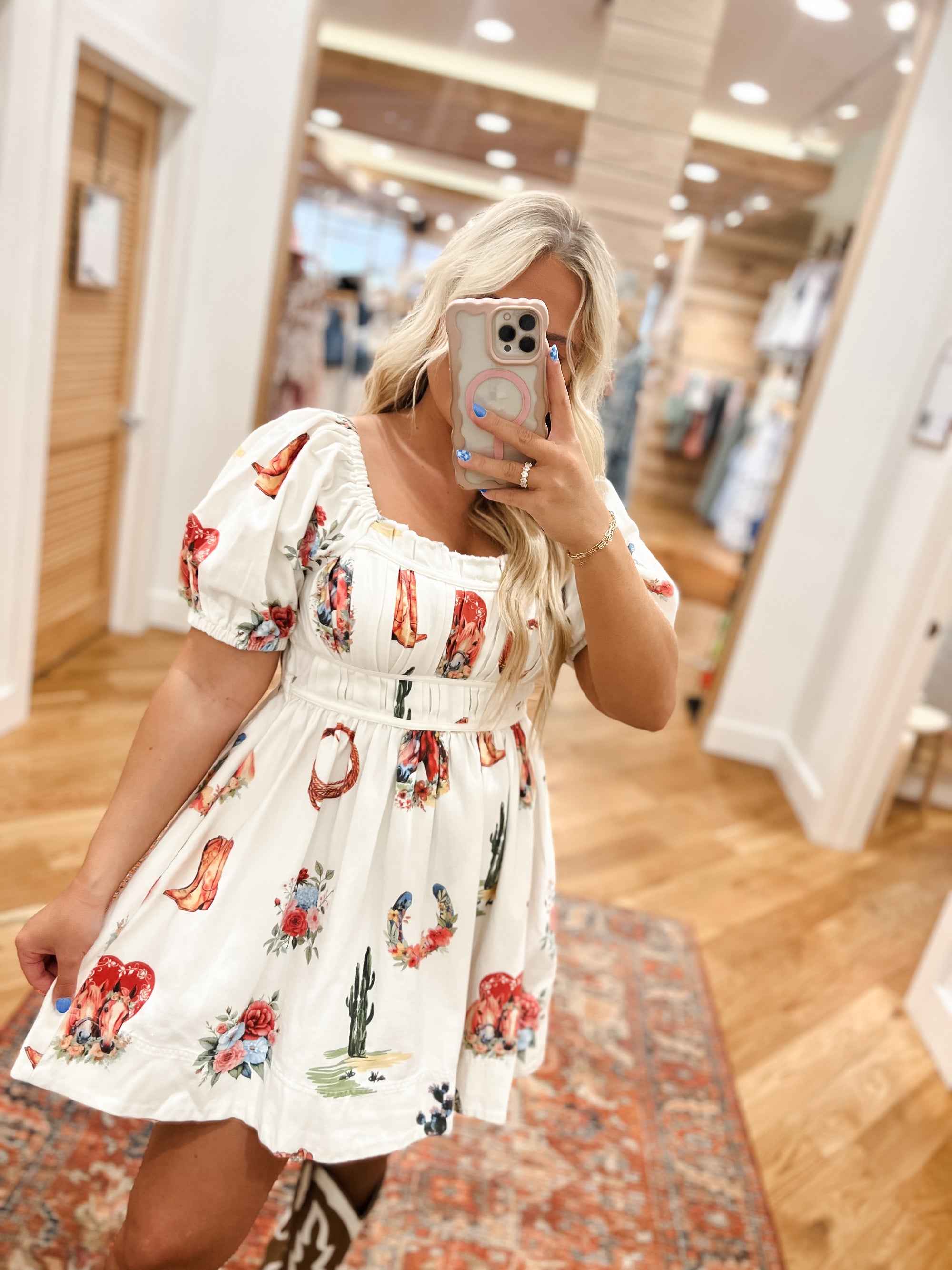 Rodeo Rose Mini Dress