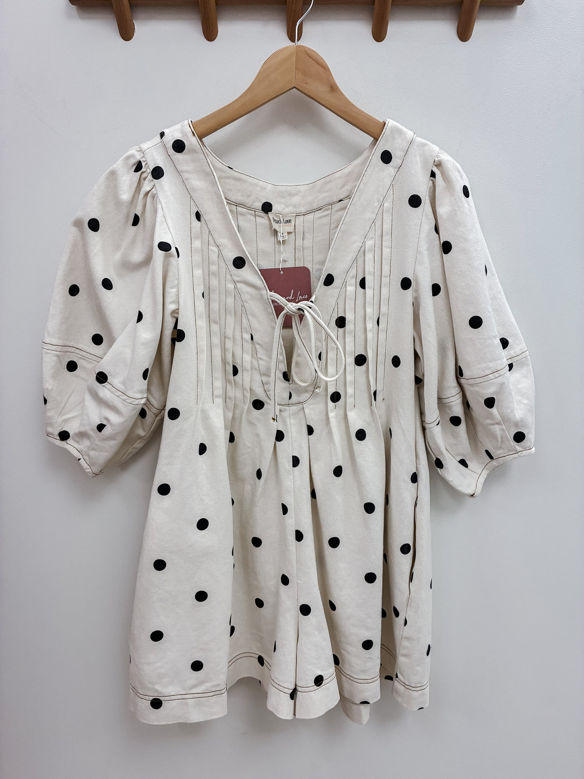 Polka Dot Picnic Romper