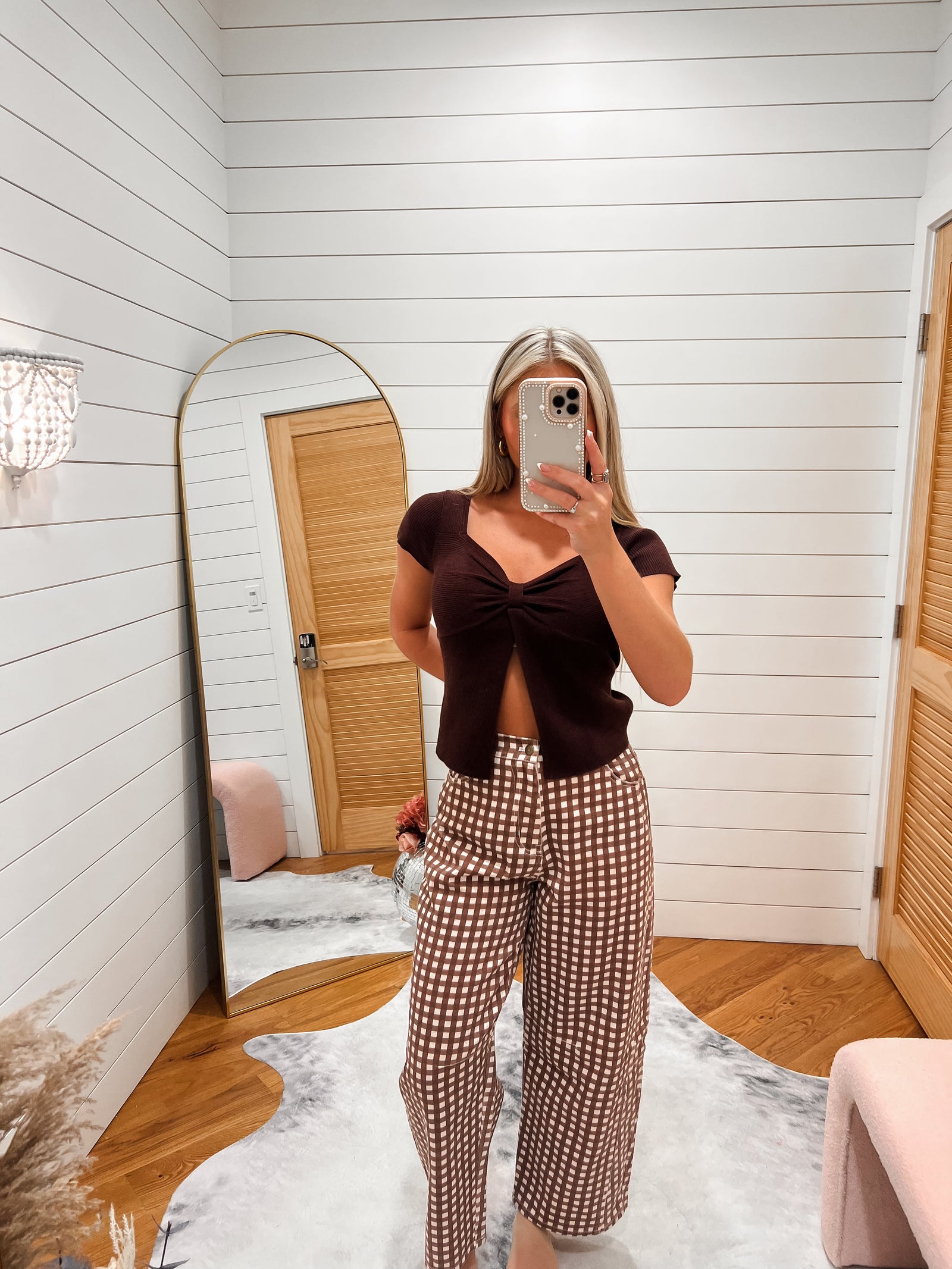 Cocoa bow sweater