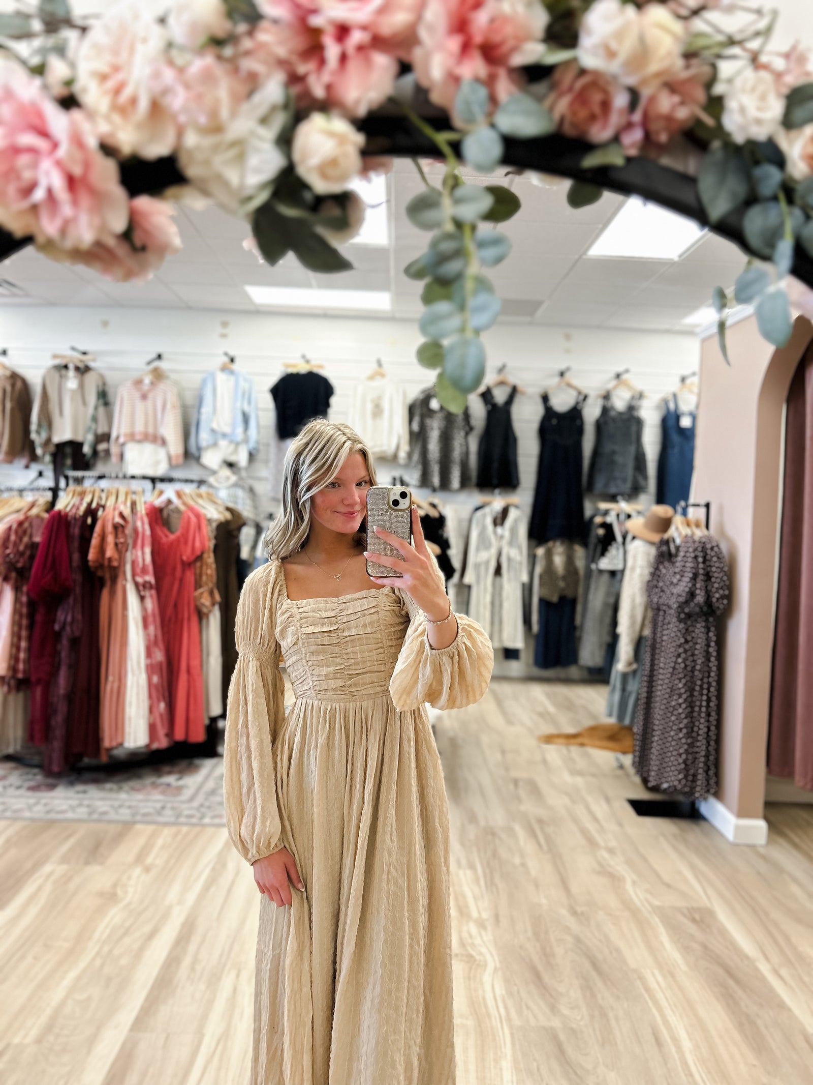 Desert Veil Taupe Maxi