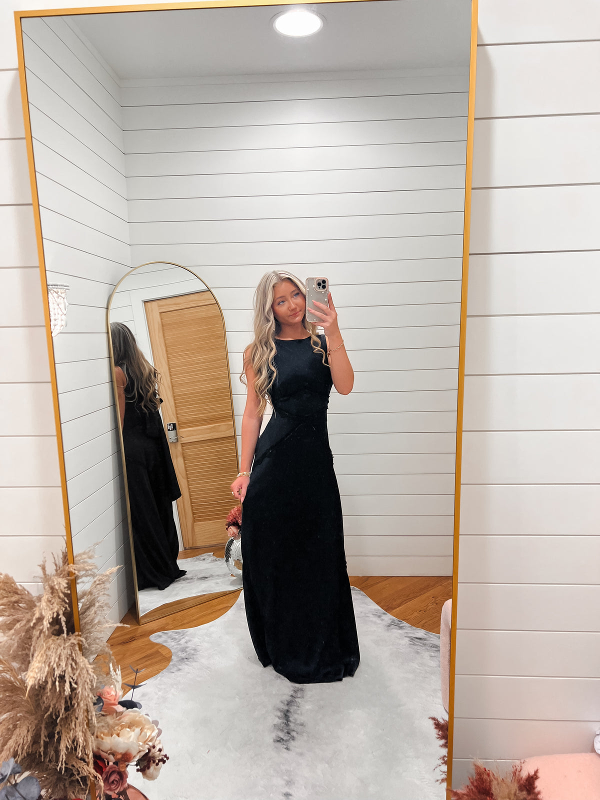 All Night Black Maxi Dress