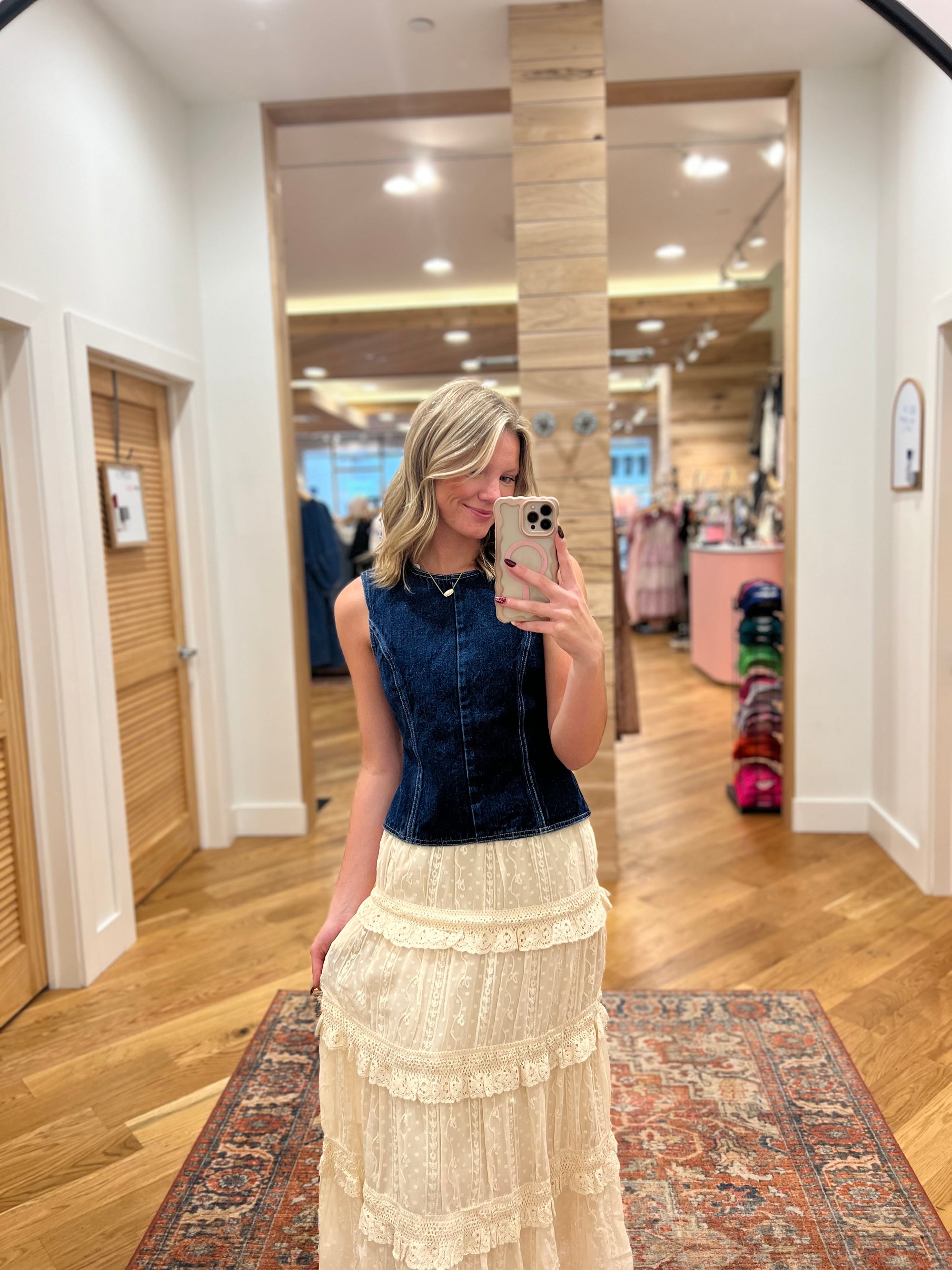 Hazel Boho Maxi Skirt