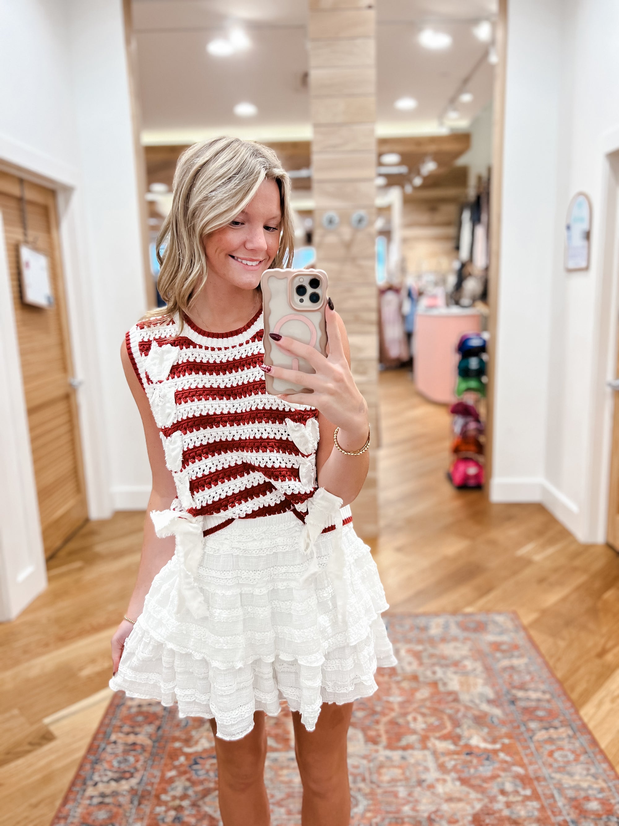 Tied and Striped Vest