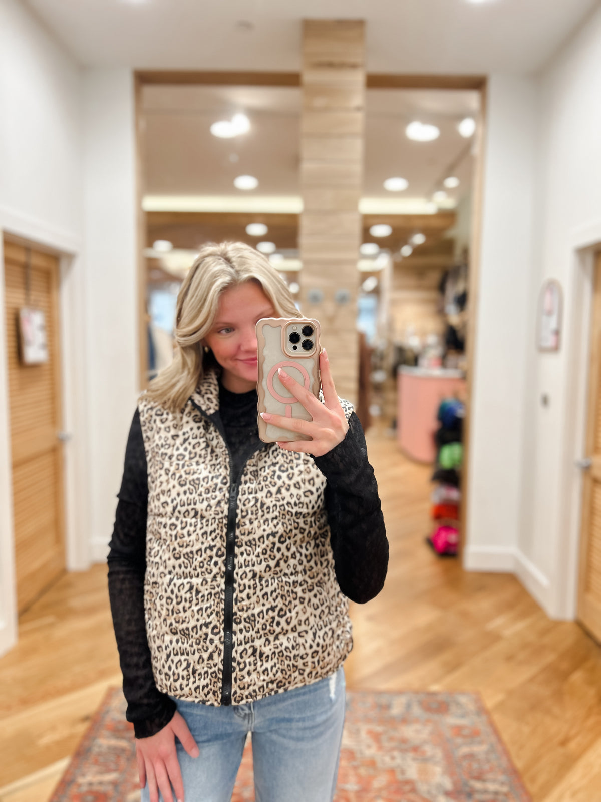 Stay Spotted Puffer Vest