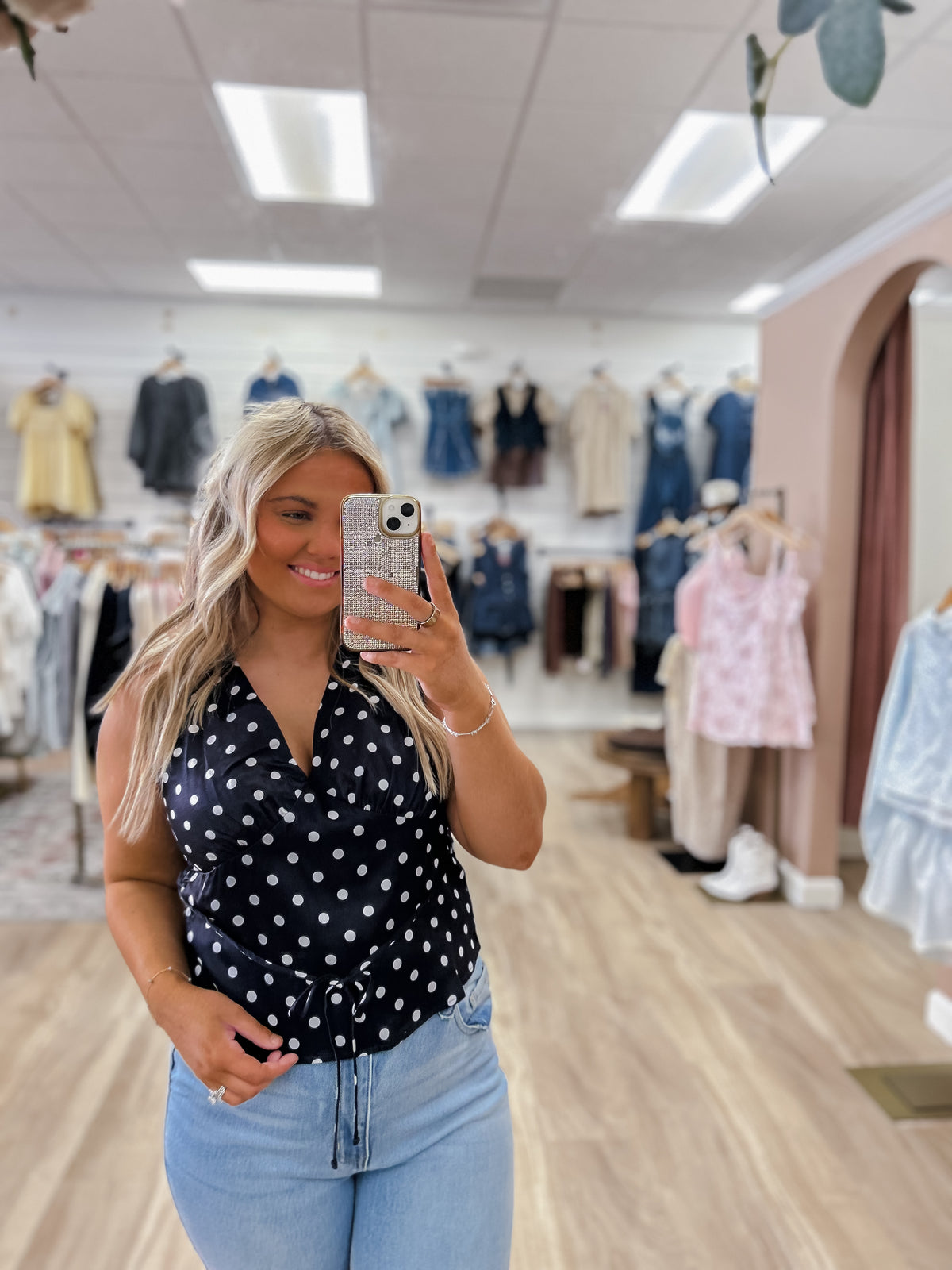 The Midnight Dot Top