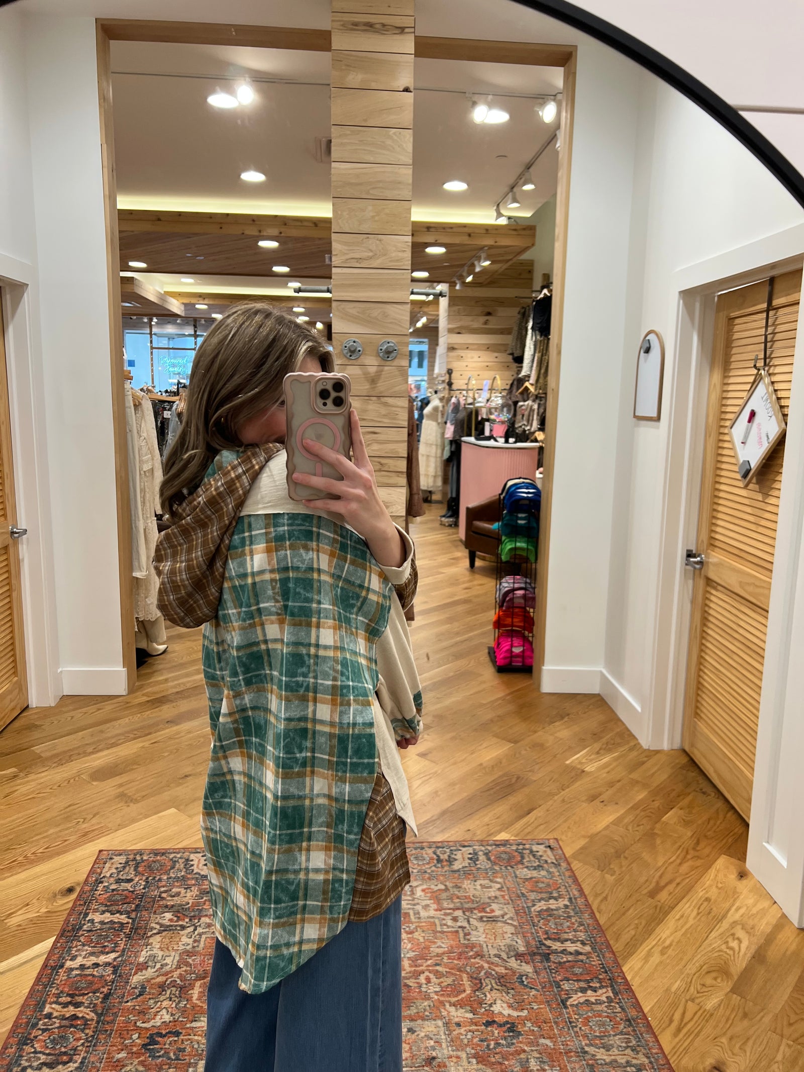 Autumn Trails Hooded Flannel