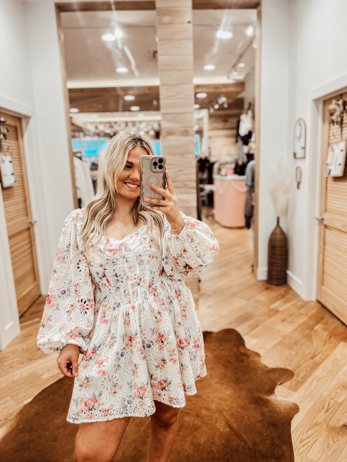 Ivory Garden Party Dress