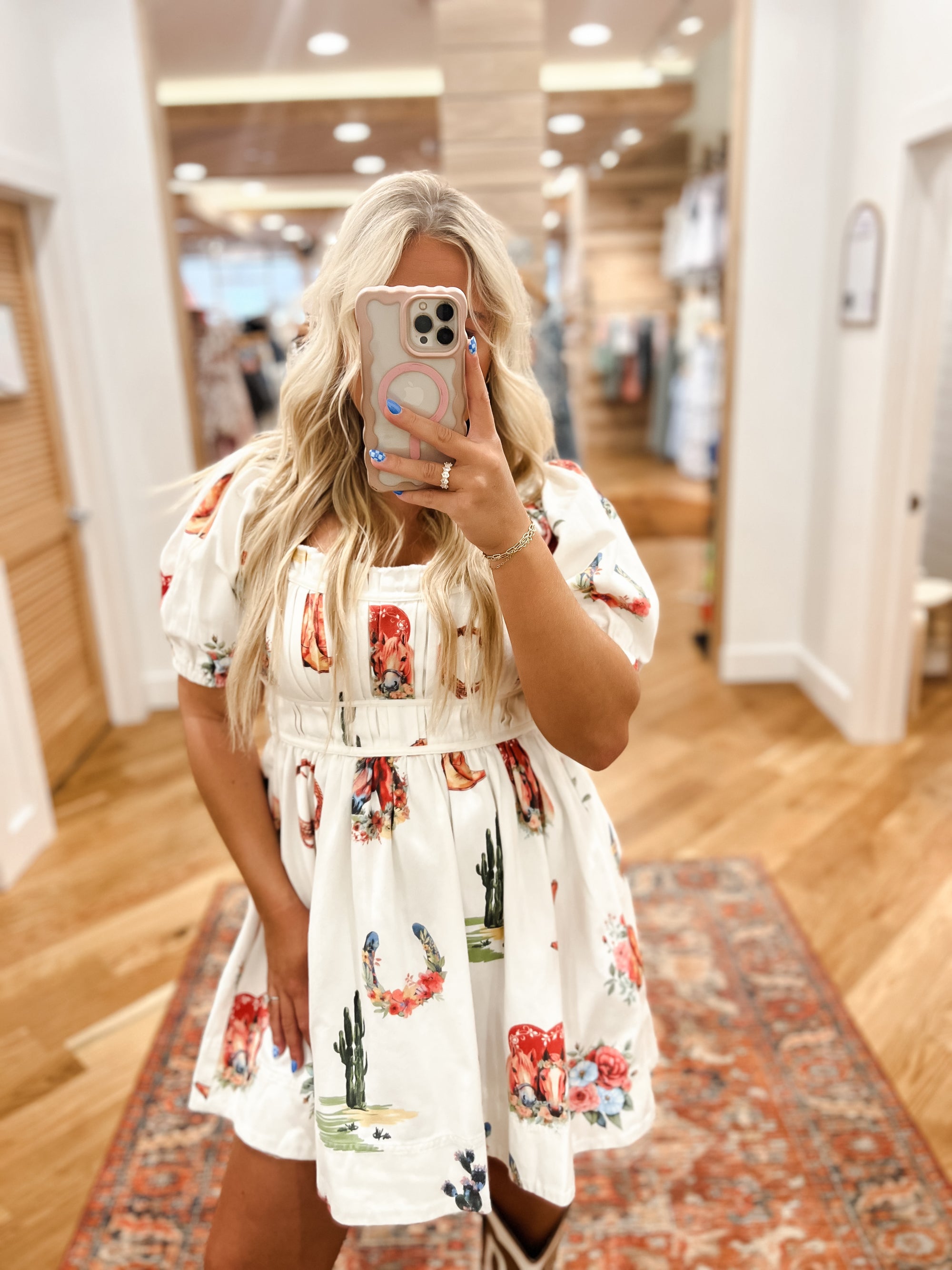 Rodeo Rose Mini Dress