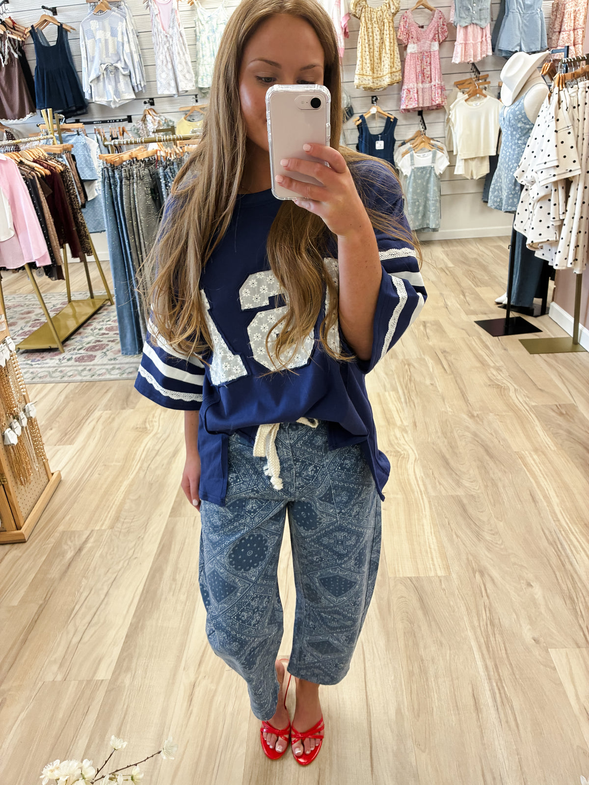 Coastal Patchwork Breeze Jeans