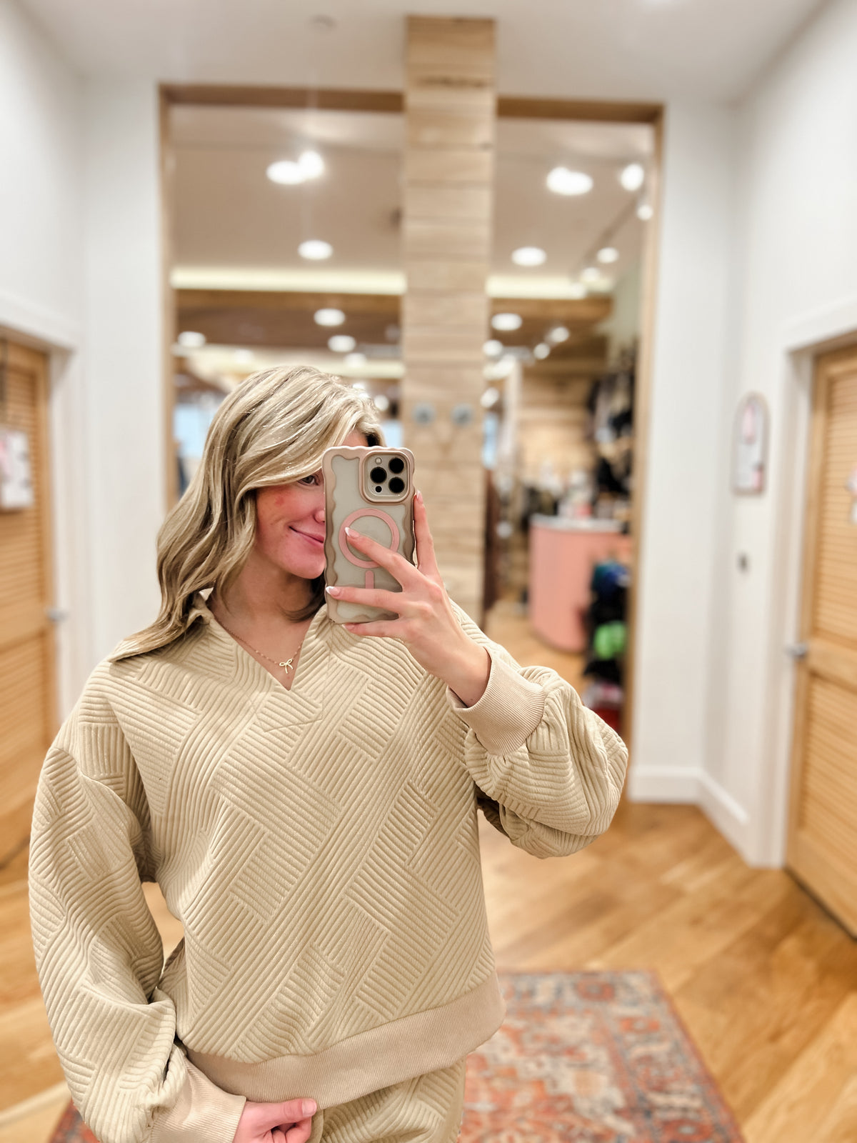 Sadie Taupe Pullover