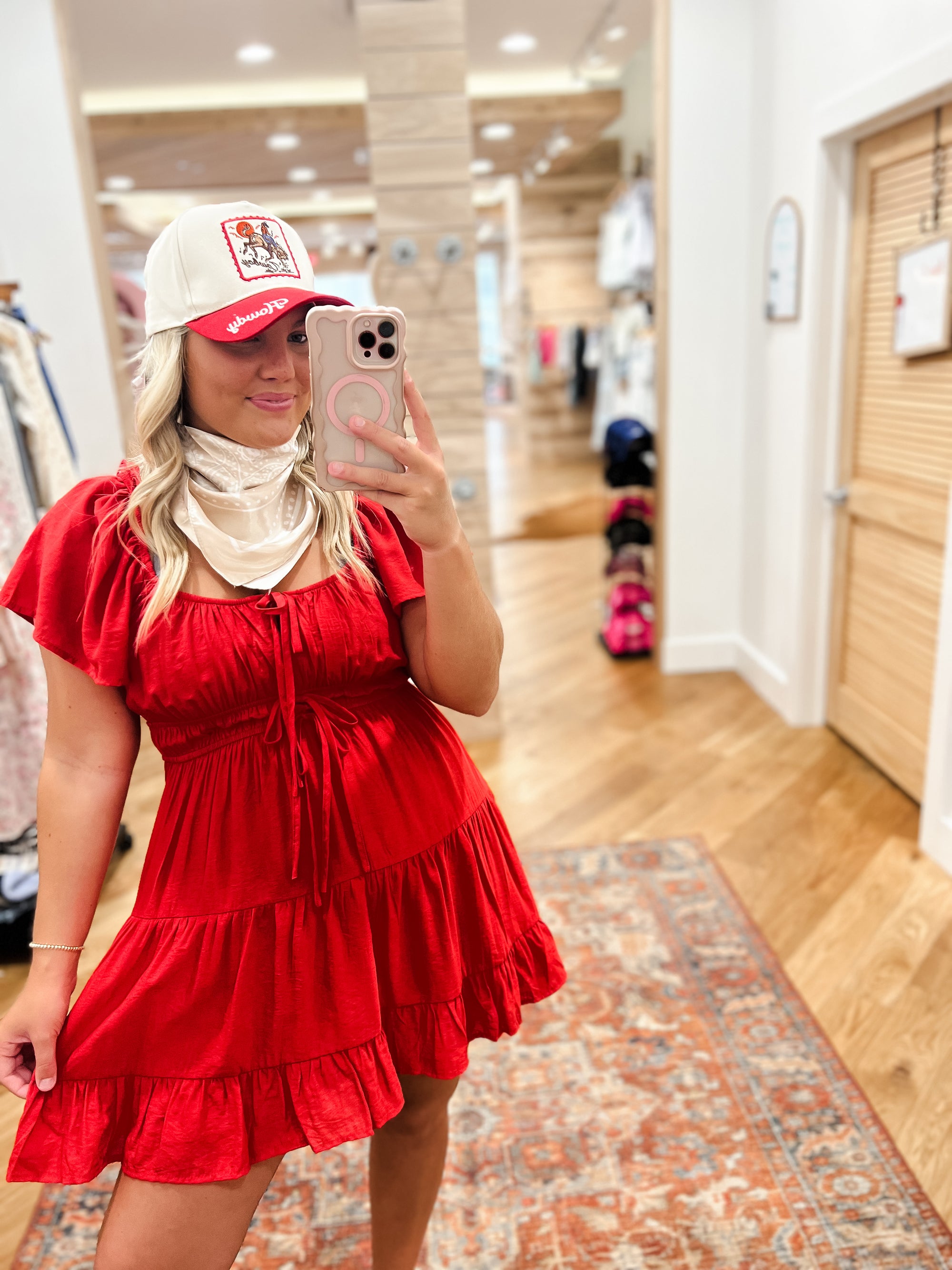 Dark Romance Red Mini Dress