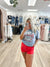 USA 1776 Washed Vintage Blue Graphic Tee
