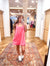 Hanna Pink Dress Romper