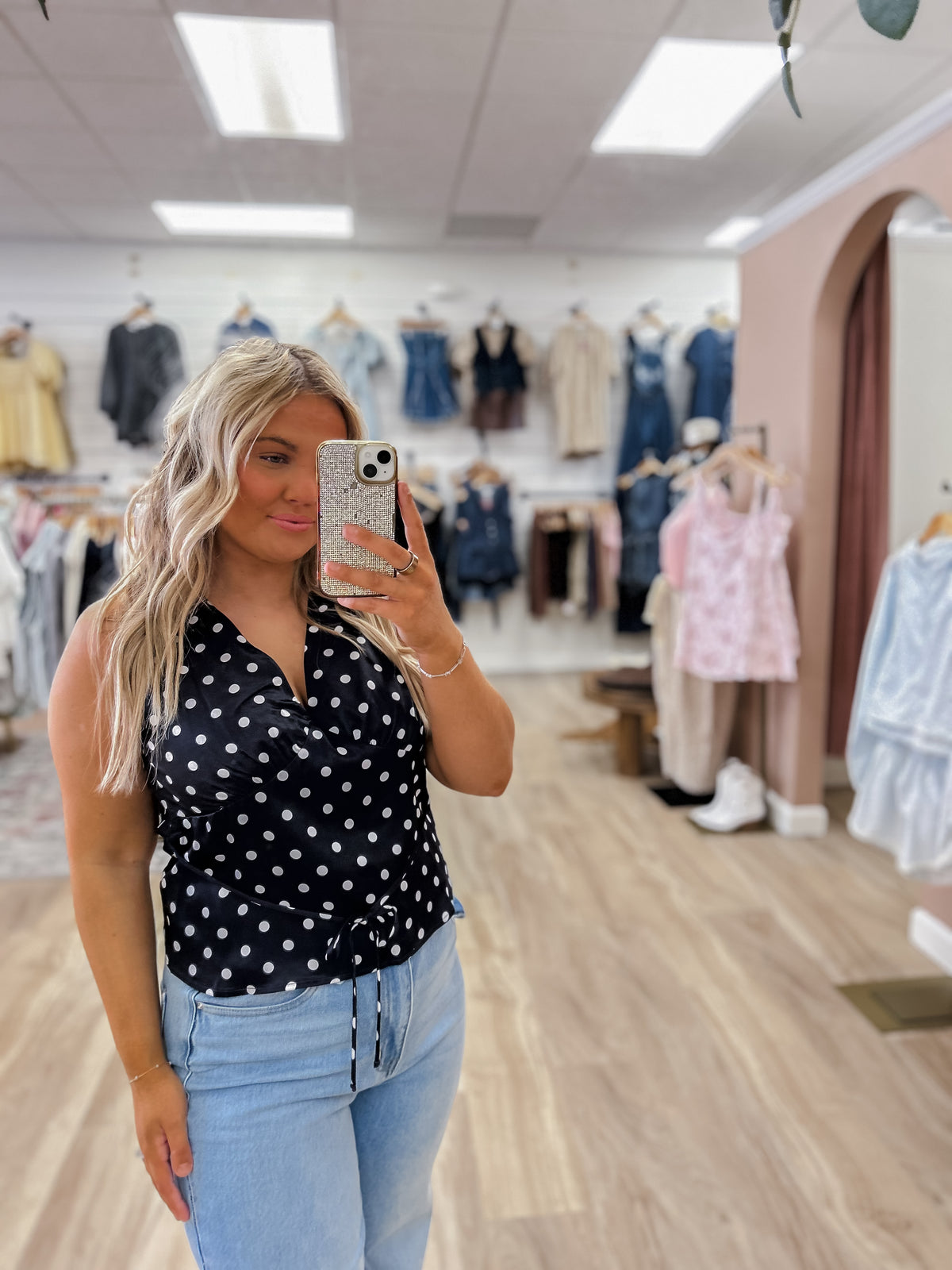 The Midnight Dot Top