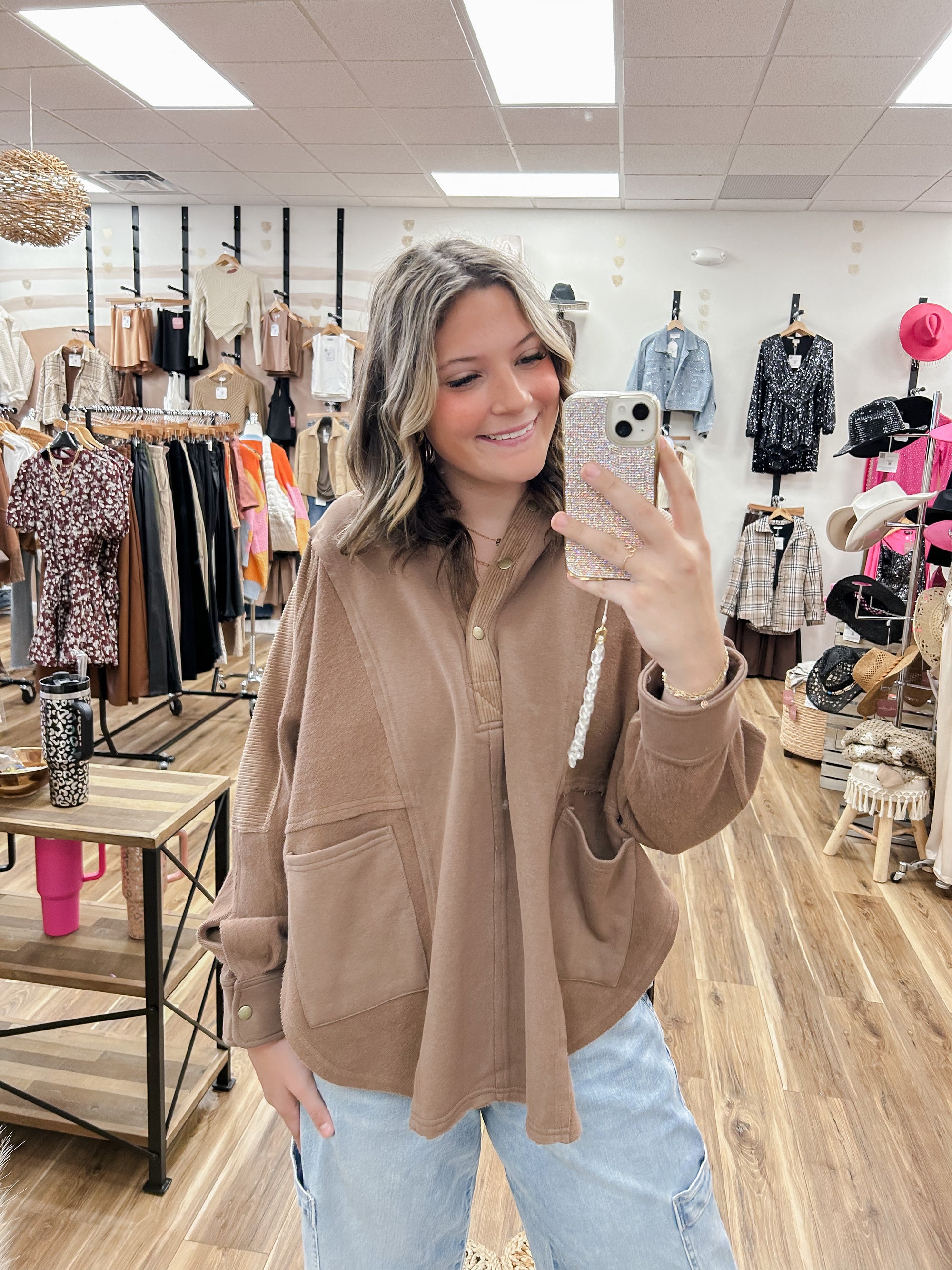 Piper Mocha Pullover
