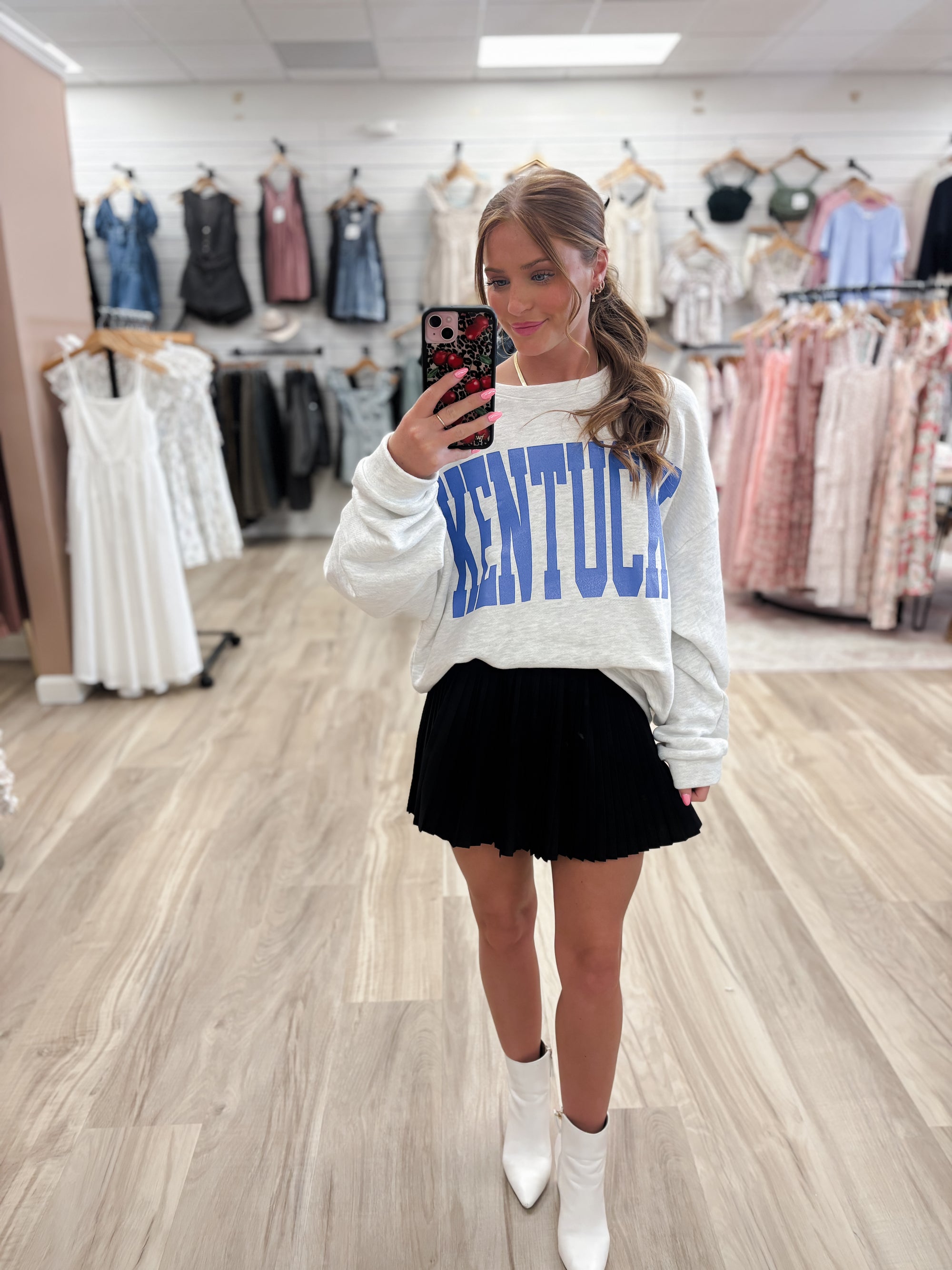 Serves Up Black Mini Skort