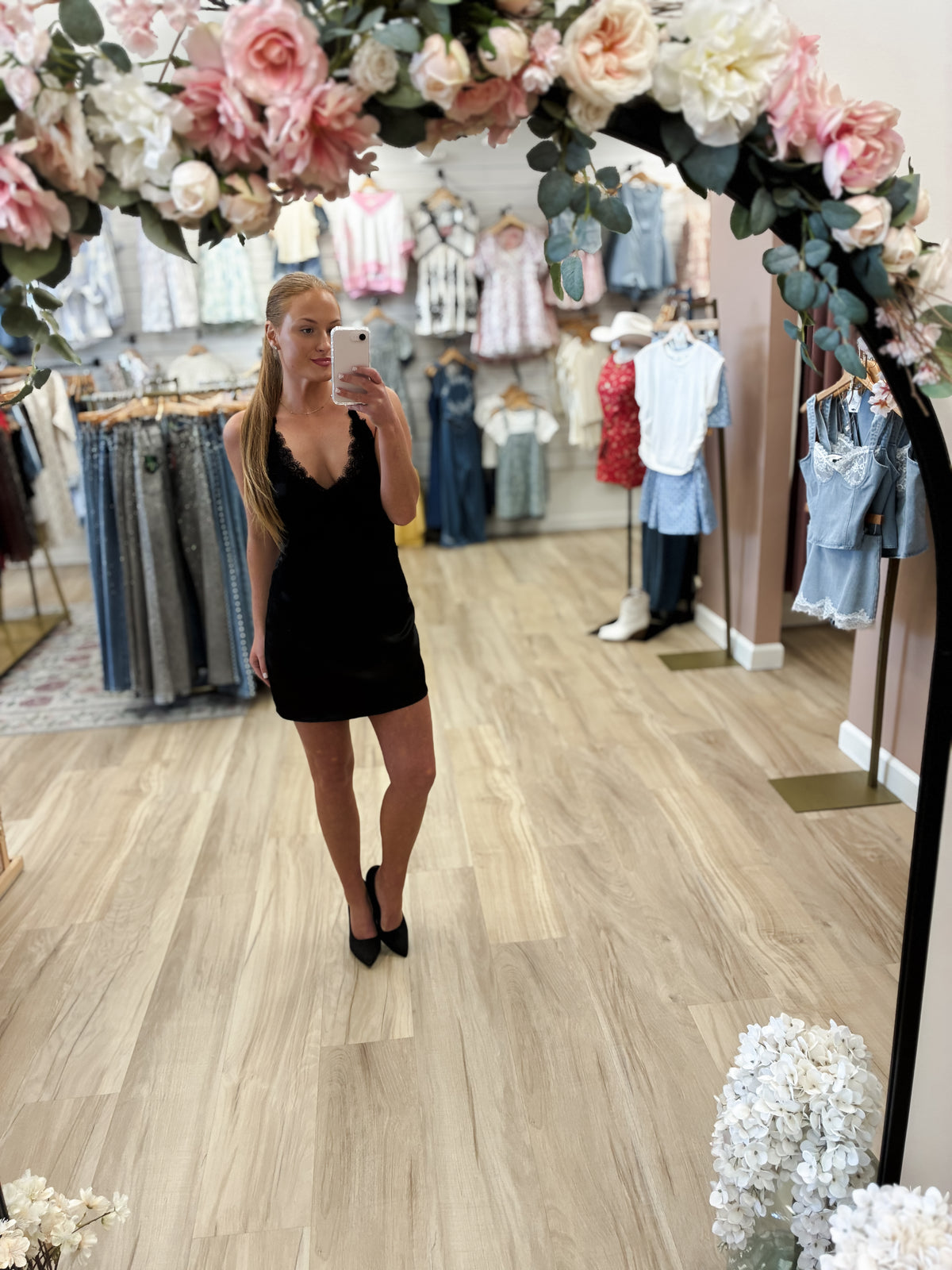 Midnight Lace Affair Dress