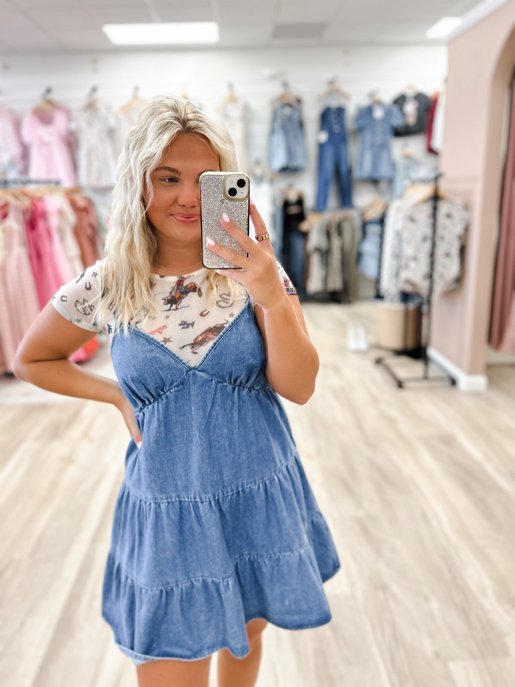 Western Rodeo Mesh Bodysuit