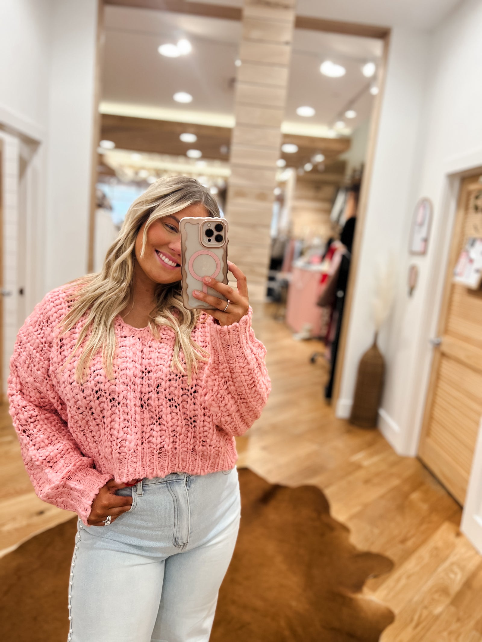 The Annie Blush Sweater