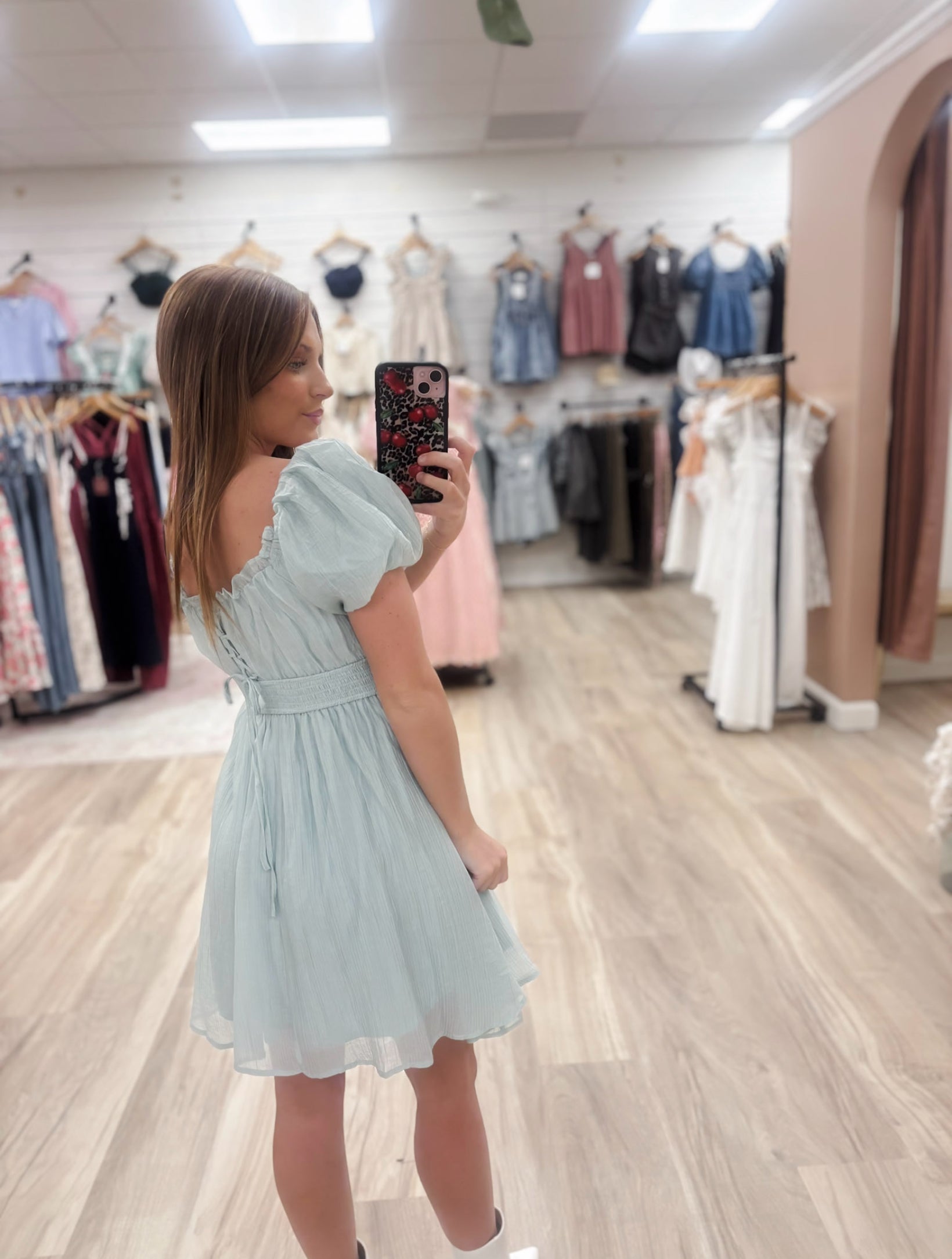 Ava Mae Mint Dress