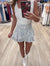 Maria Pointelle Floral Athletic Tiered  Skirt