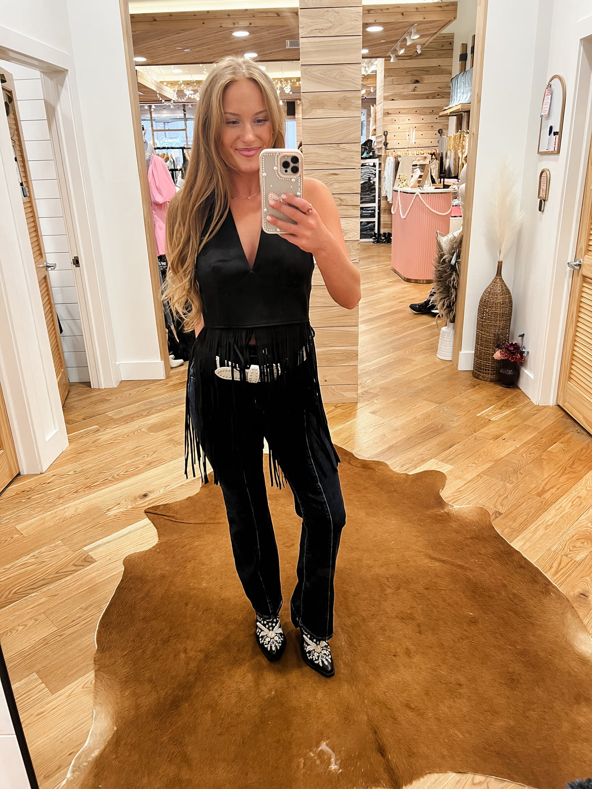 Ella Outlaw Fringe Top