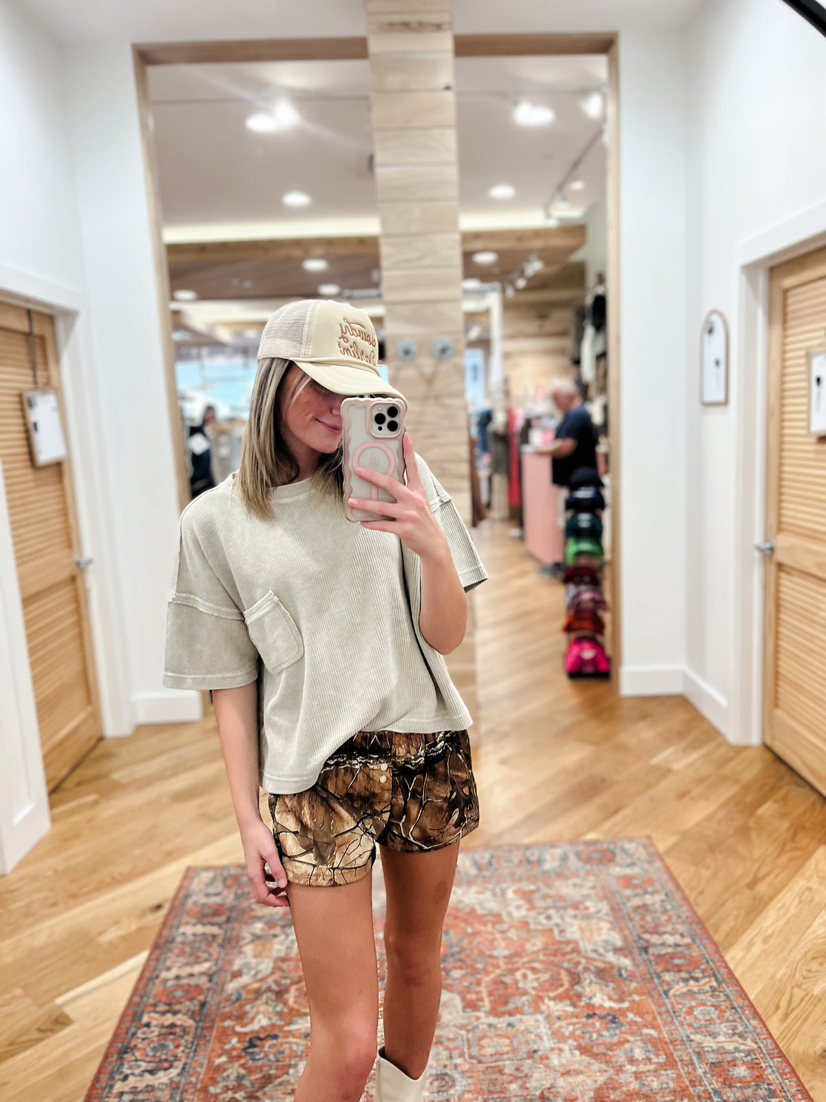 Woodland Camo Boxer Shorts