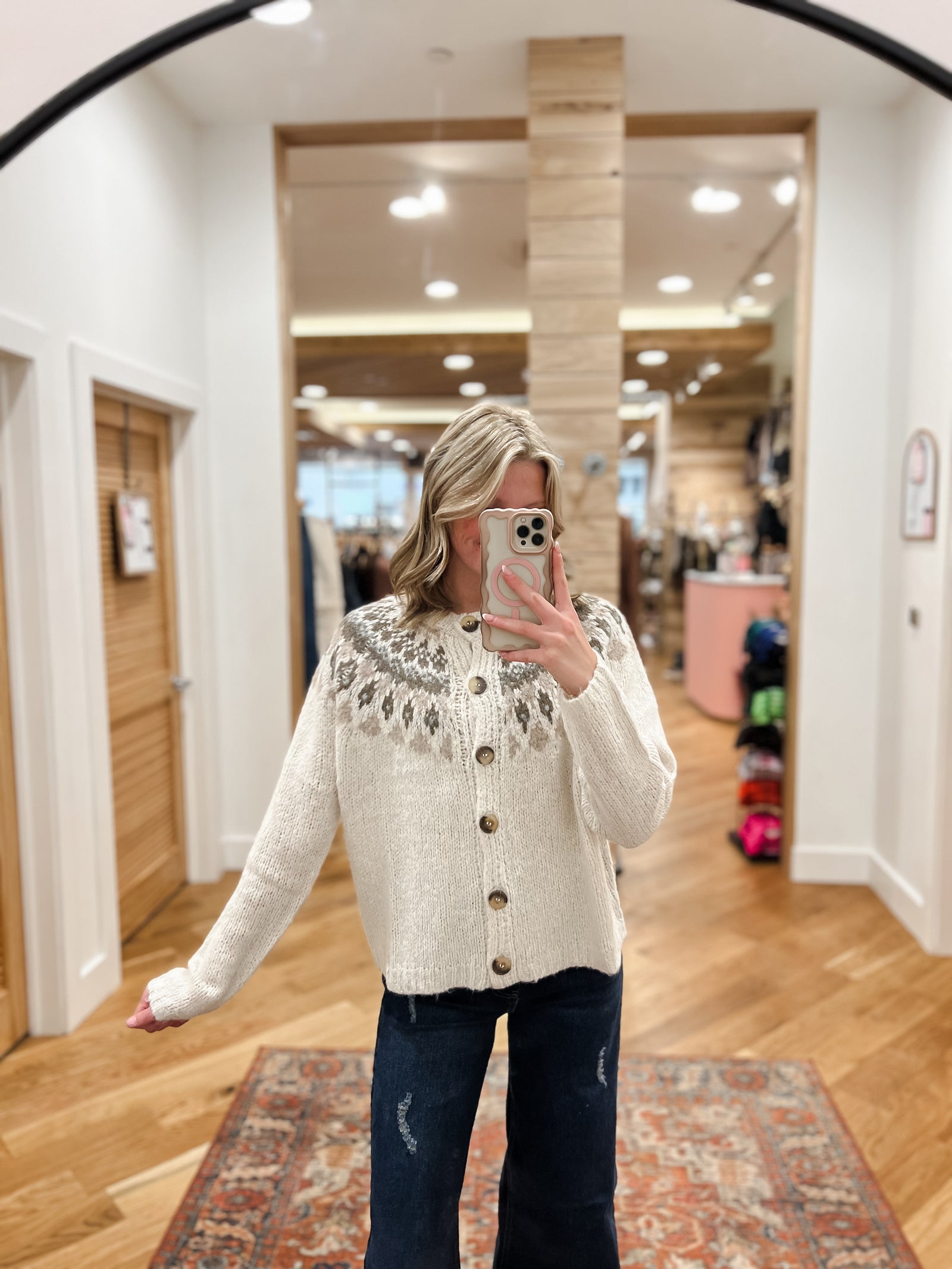 Cozy Chalet Ivory Cardigan