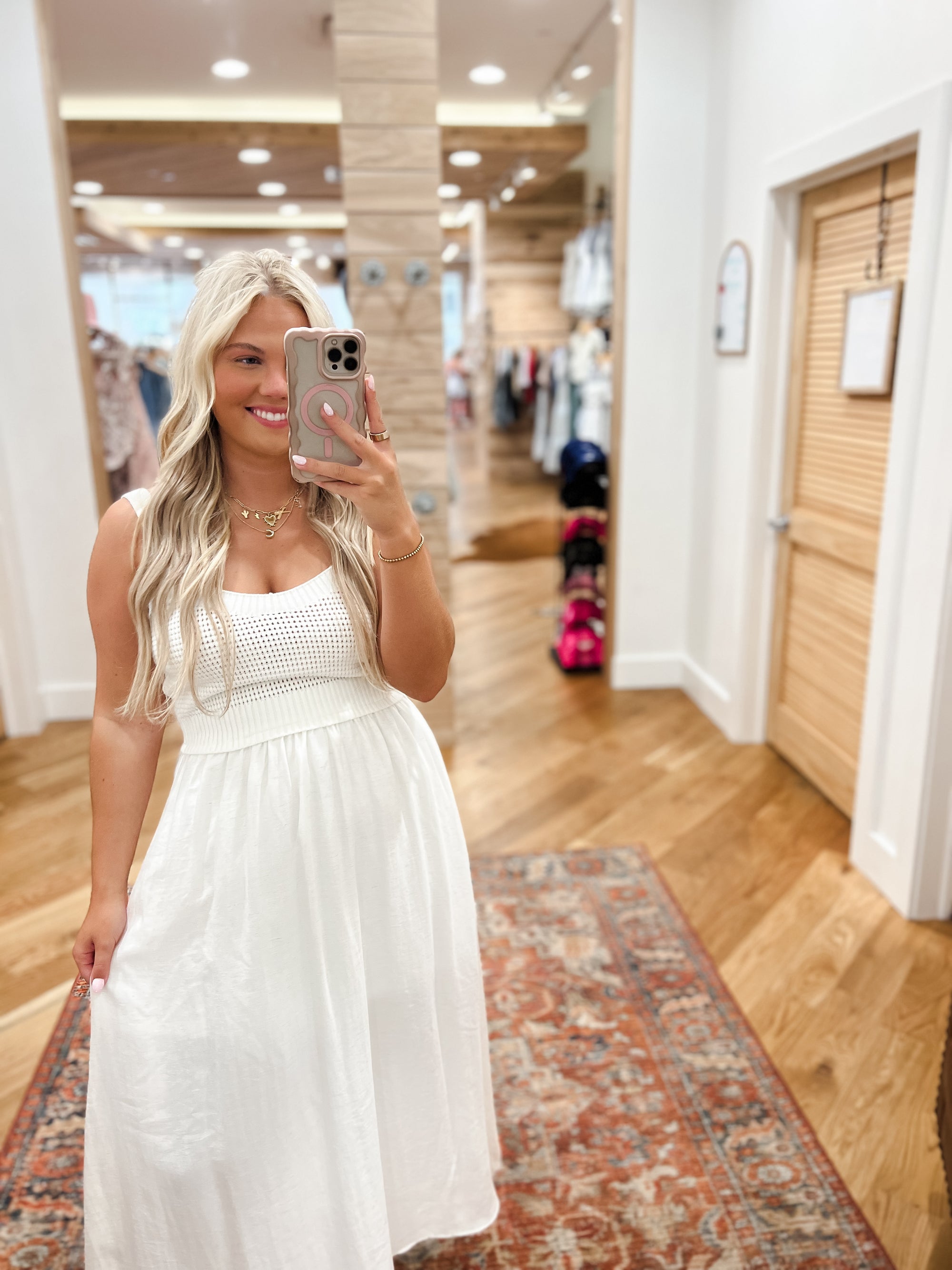 Vanilla Dusk Midi Dress