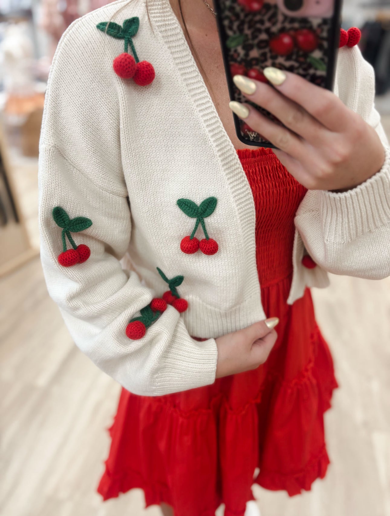 Cherry Picked Cardigan