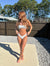 Floral Bandeau Two-Piece Swimsuit