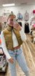 Bailey Camel Puffer Vest